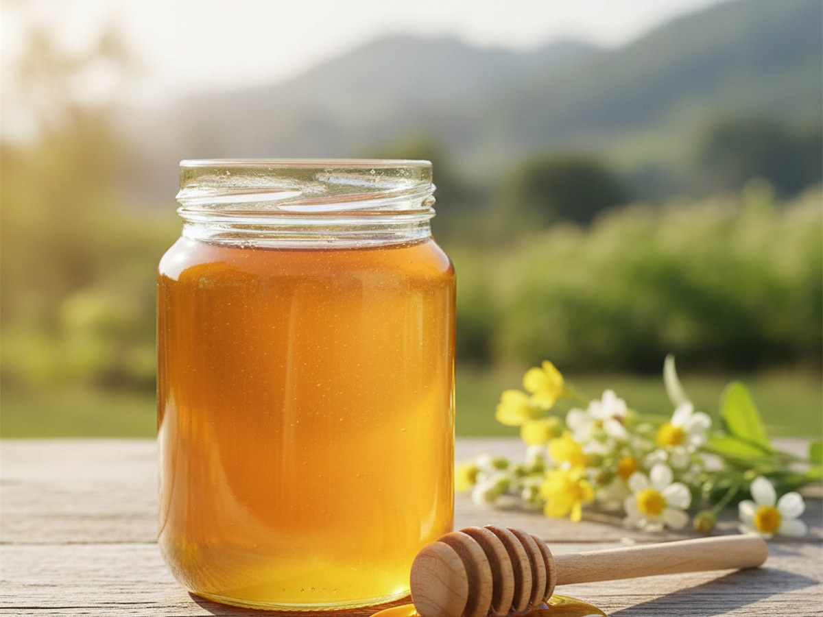 Raw Golden Honey 330 g — Pure Honey