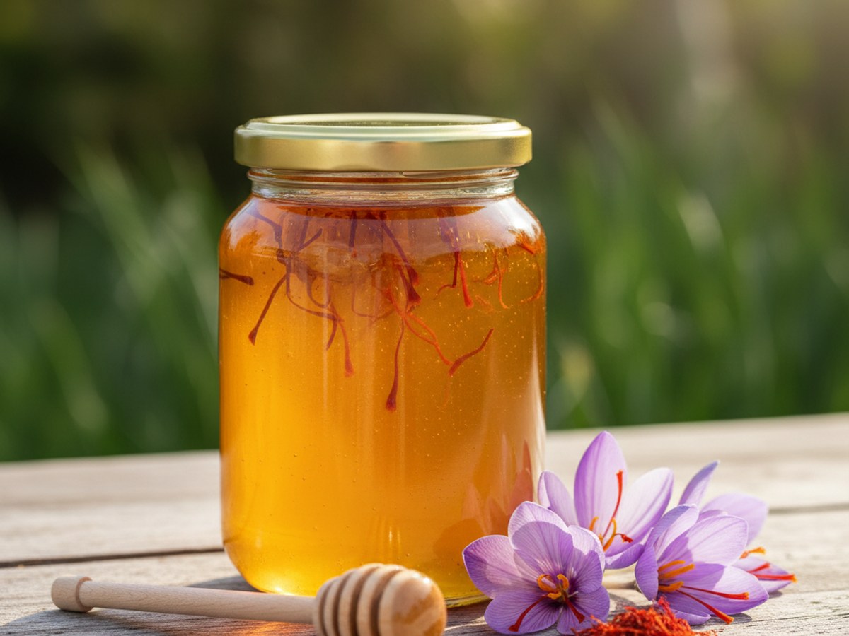 Saffron Honey 330 g — Artisanal Honey