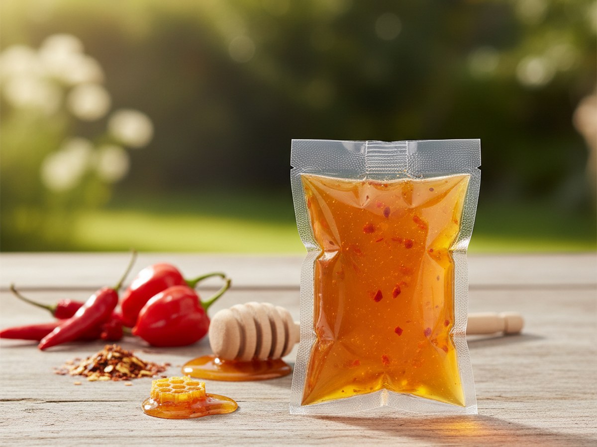 Hot Honey Sachet 20 g — Honey Zips & Sachets