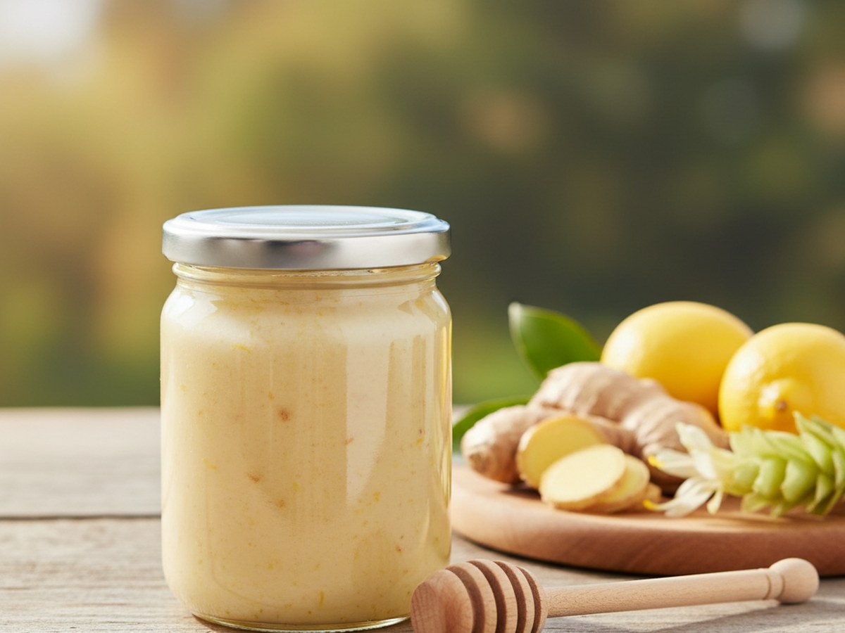Ginger Lemon Cream Honey Spread 350 g — Honey Spreads