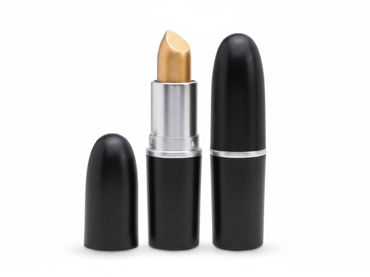 Bullet Lipstick Container with Gold Collar — Lipstick Containers
