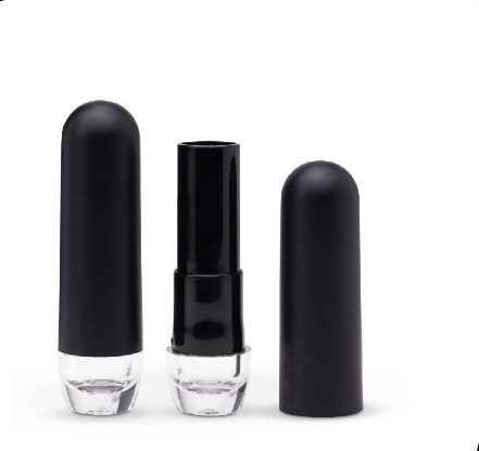 Round Bullet Lipstick Container with Clear Base — Lipstick Containers
