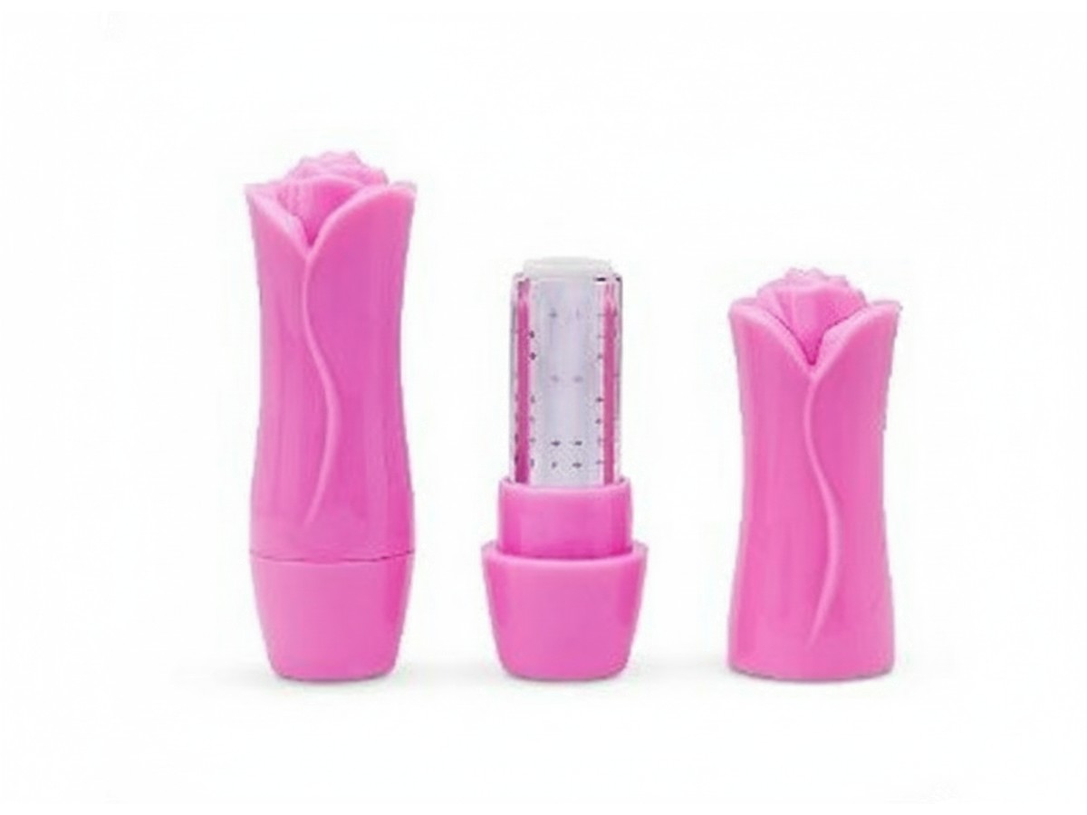 Rose-Shape Novelty Lipstick Container — Lipstick Containers