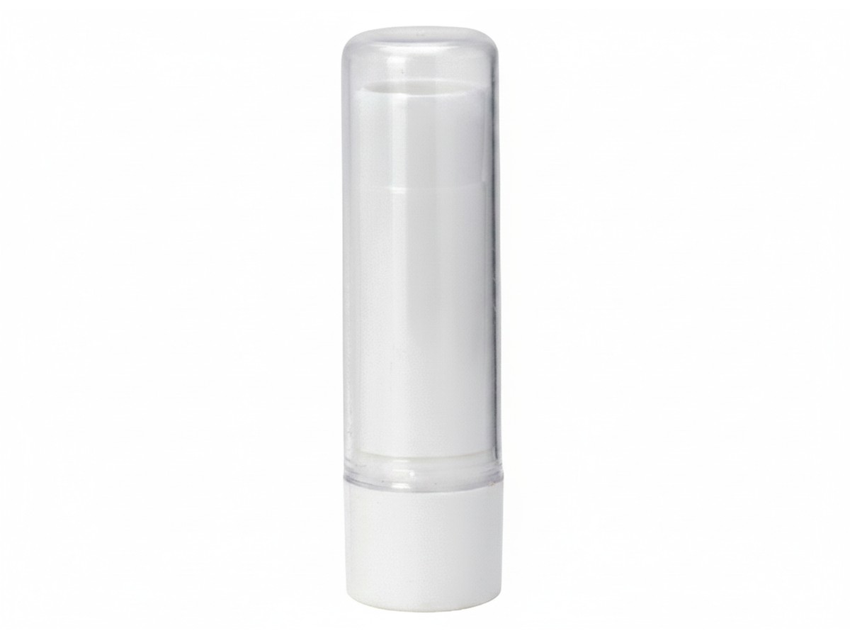 Round Lip Balm Chapstick Tube 5 gms - Clear — Lip Balm & Chapstick