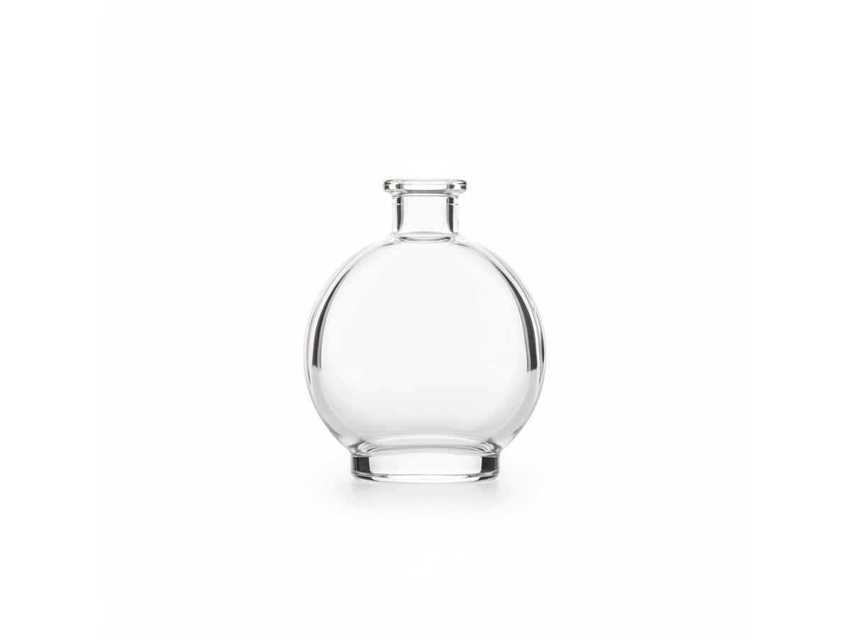 Perfume Glass Bottle — Classic Round — Perfume Bottles
