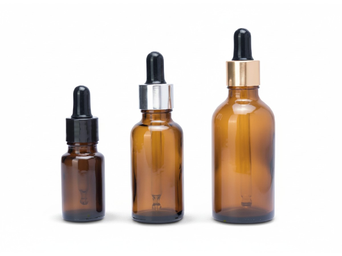 Round Essential Bottle 5-100 ml — Essential & Dropper Bottles