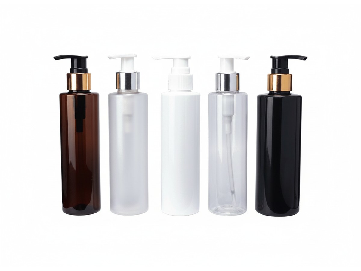 Cylinder PET Bottle 250 ml — Cosmetic PET Bottles