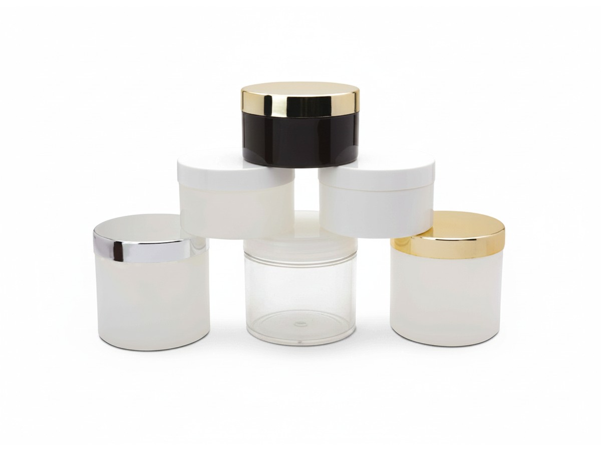 HDPE/PP Cream Jar 50-100 gms - Pearl Finish — HDPE & PP Jars
