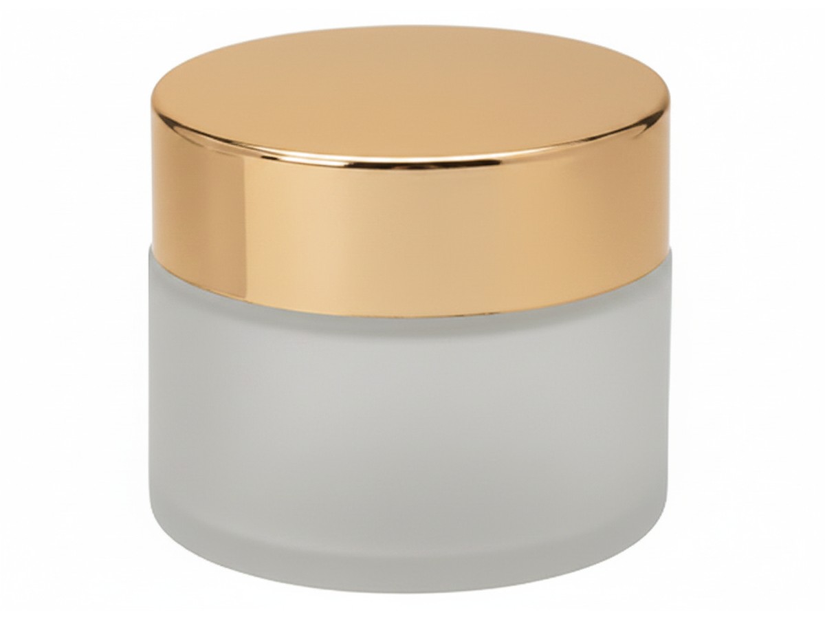 Frosted Glass Cream Jar 30-50-100 gms — Glass Cosmetic Jars